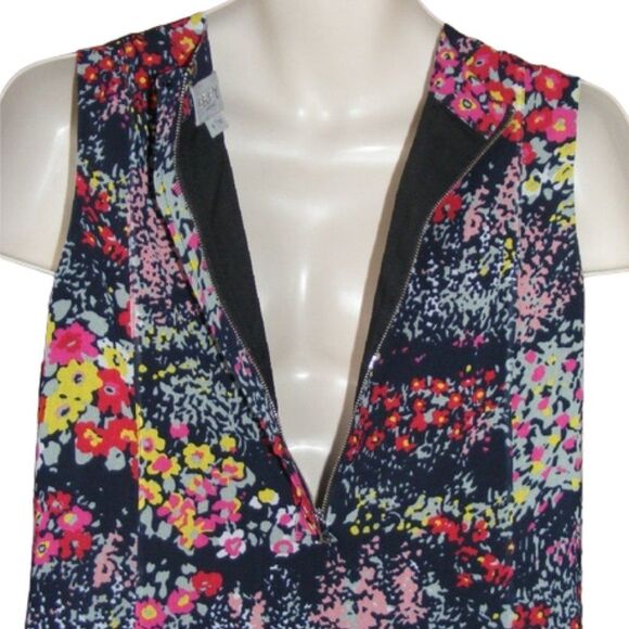 GREY JASON WU Dress, 6, Shift, Multicolor Floral, Sleeveless, Back Zip - Picture 7 of 11